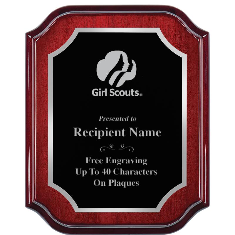 8X10 MAHOGANY LIFETIME SLV PLQ