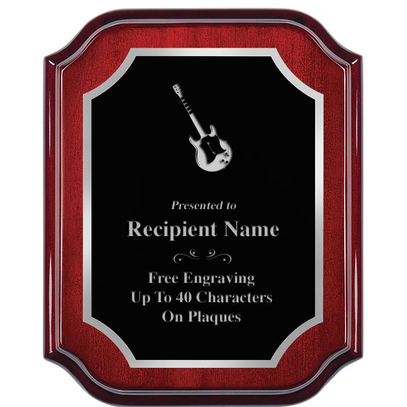 8X10 MAHOGANY LIFETIME SLV PLQ