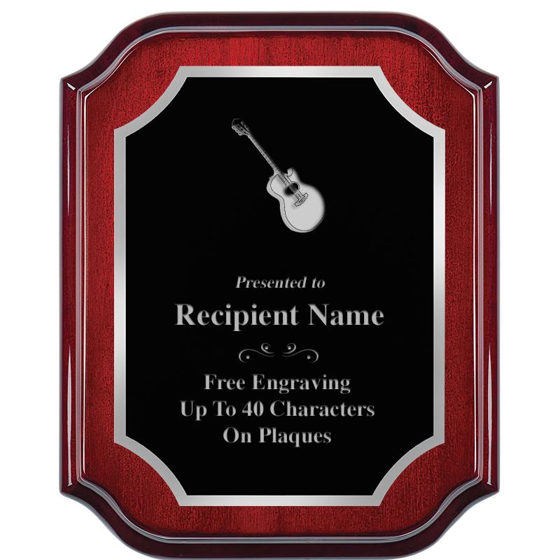 8X10 MAHOGANY LIFETIME SLV PLQ