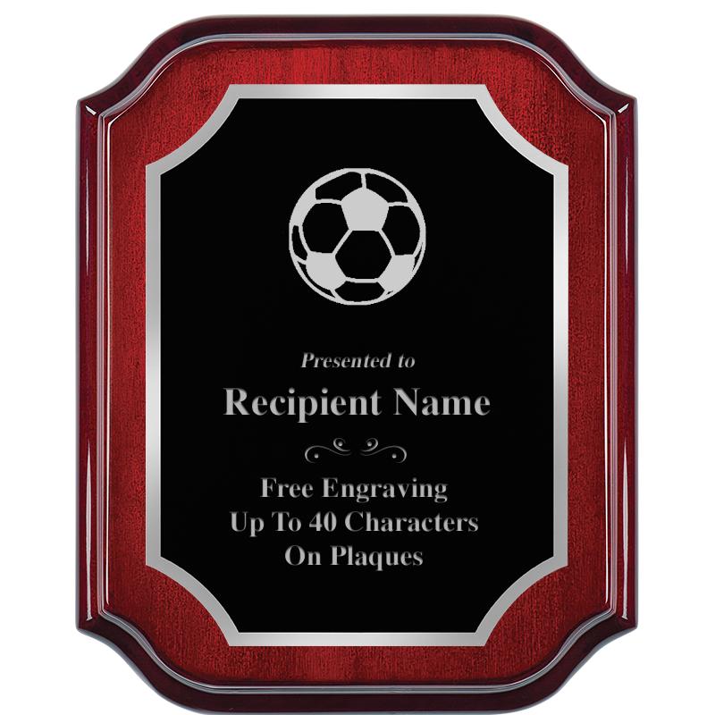 8X10 MAHOGANY LIFETIME SLV PLQ