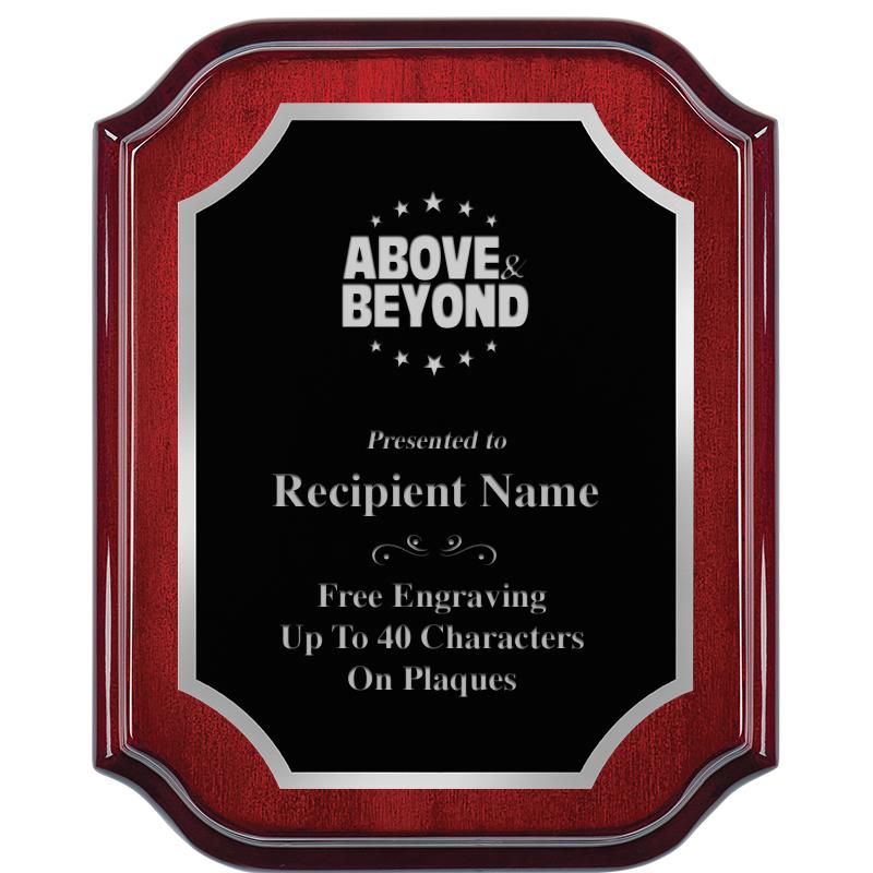 8X10 MAHOGANY LIFETIME SLV PLQ