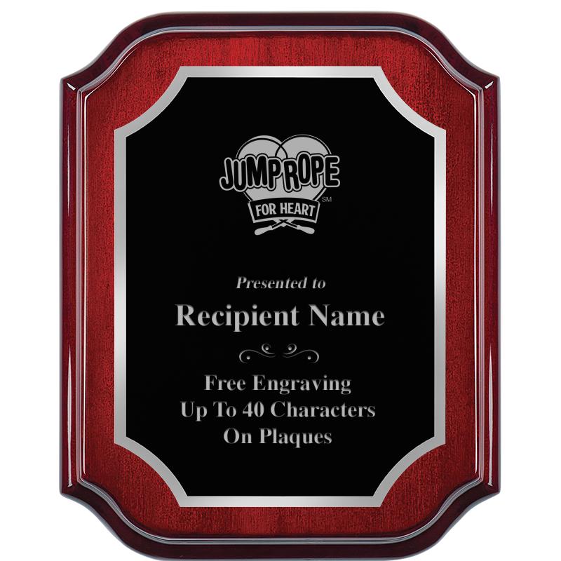 8X10 MAHOGANY LIFETIME SLV PLQ