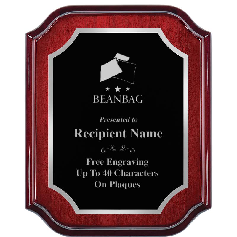 8X10 MAHOGANY LIFETIME SLV PLQ