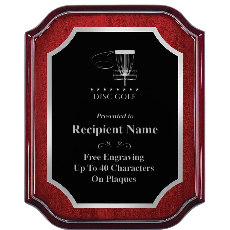 8X10 MAHOGANY LIFETIME SLV PLQ