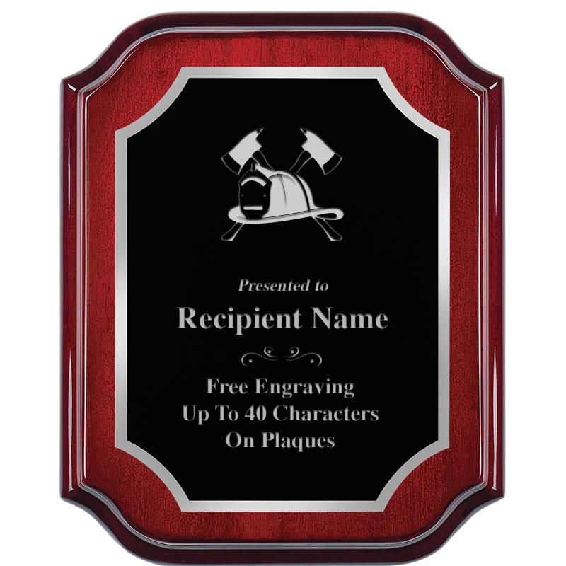 8X10 MAHOGANY LIFETIME SLV PLQ