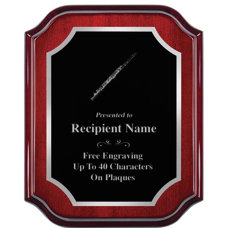 8X10 MAHOGANY LIFETIME SLV PLQ