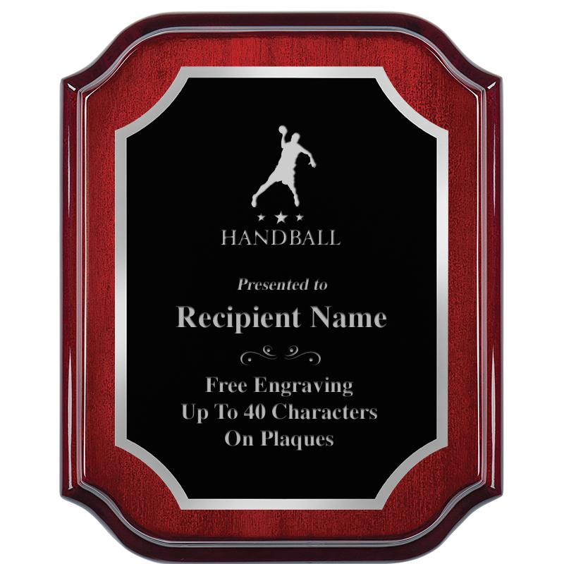 8X10 MAHOGANY LIFETIME SLV PLQ