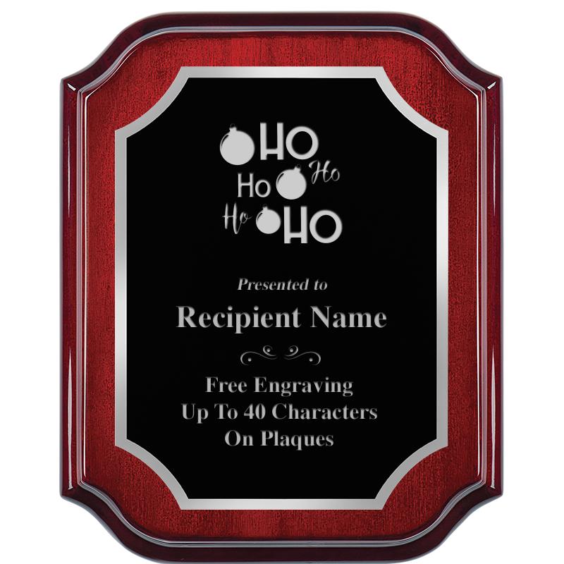 8X10 MAHOGANY LIFETIME SLV PLQ