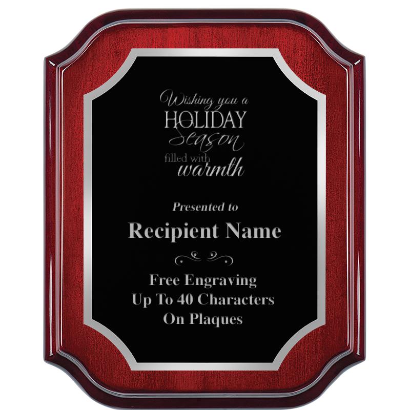 8X10 MAHOGANY LIFETIME SLV PLQ