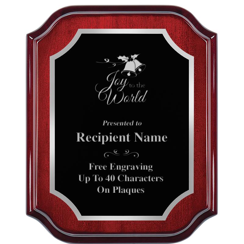 8X10 MAHOGANY LIFETIME SLV PLQ