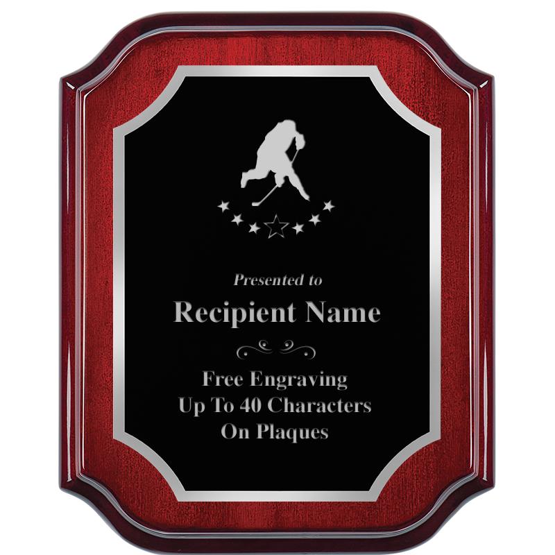 8X10 MAHOGANY LIFETIME SLV PLQ