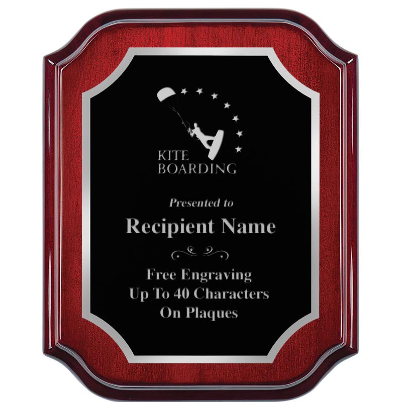 8X10 MAHOGANY LIFETIME SLV PLQ