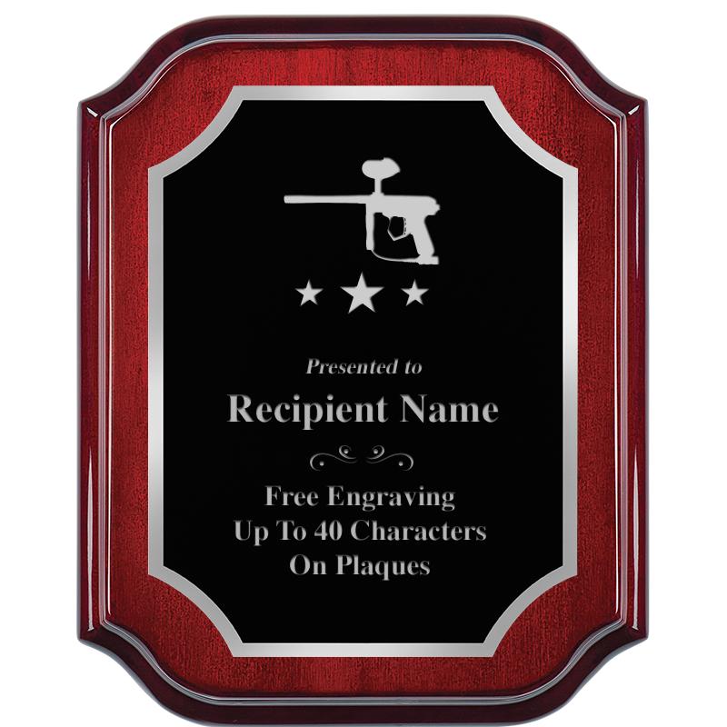 8X10 MAHOGANY LIFETIME SLV PLQ