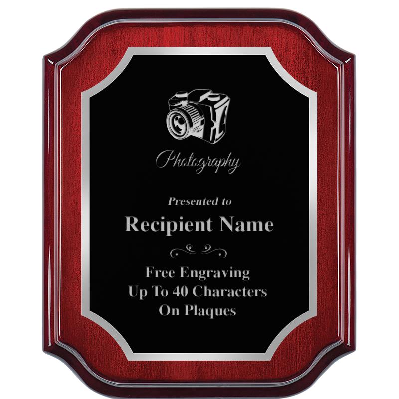 8X10 MAHOGANY LIFETIME SLV PLQ