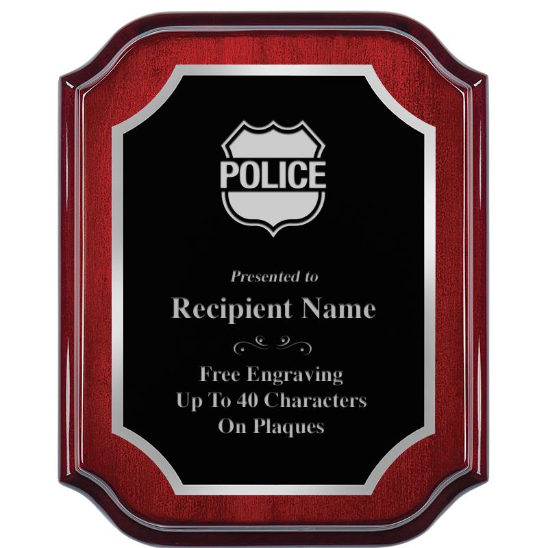 8X10 MAHOGANY LIFETIME SLV PLQ