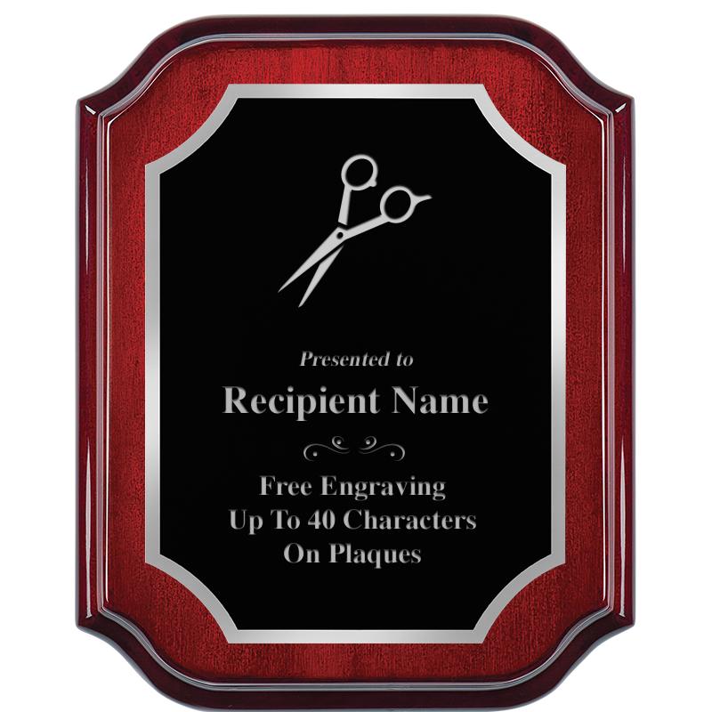 8X10 MAHOGANY LIFETIME SLV PLQ