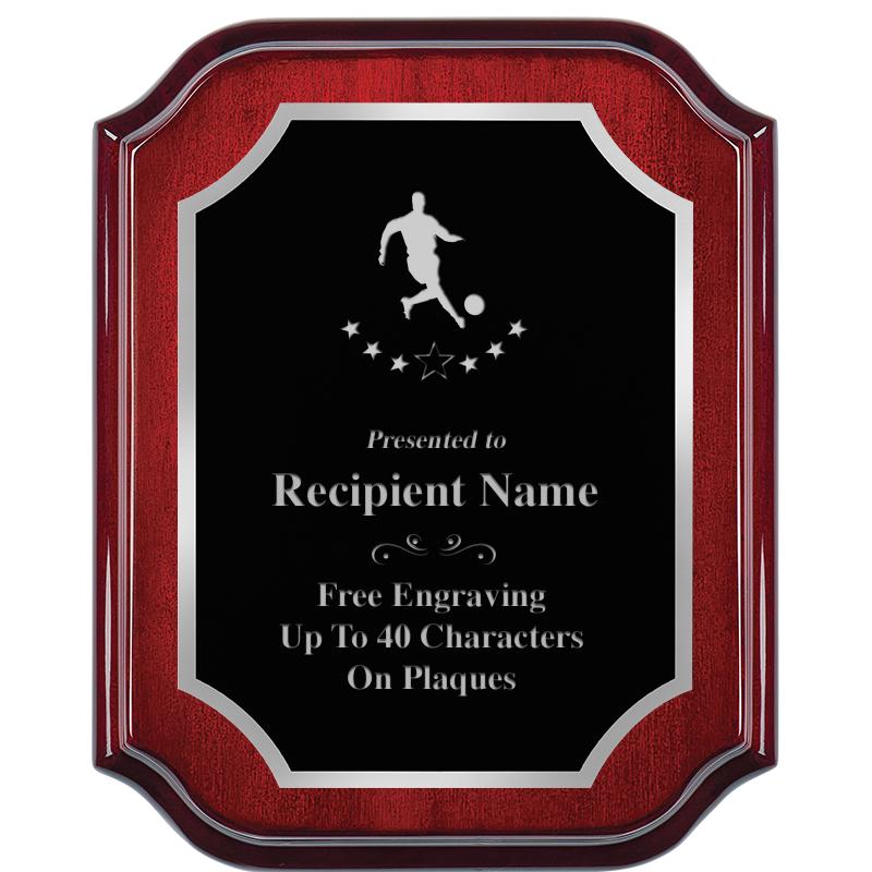 8X10 MAHOGANY LIFETIME SLV PLQ