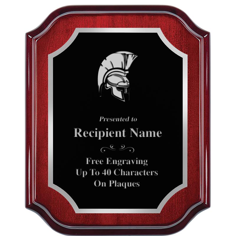 8X10 MAHOGANY LIFETIME SLV PLQ