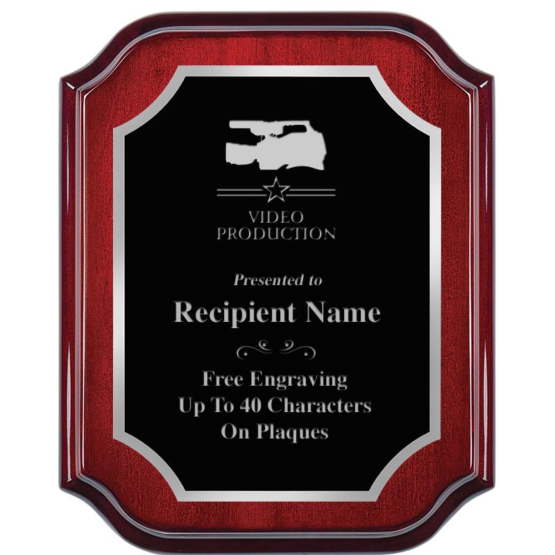 8X10 MAHOGANY LIFETIME SLV PLQ