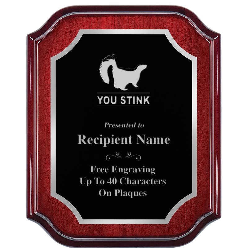 8X10 MAHOGANY LIFETIME SLV PLQ