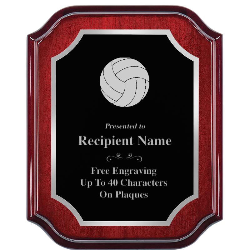 8X10 MAHOGANY LIFETIME SLV PLQ