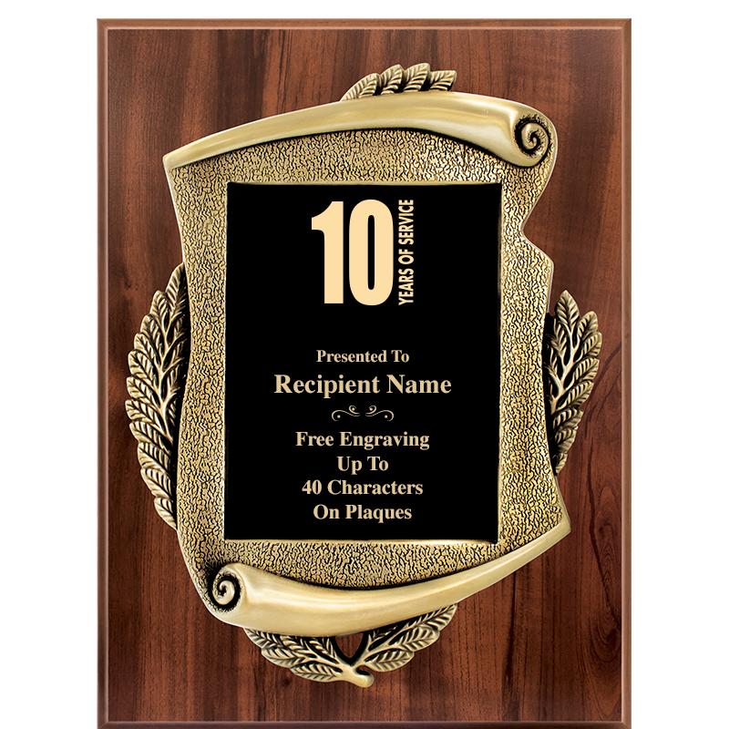 9 X 12 MAYORS PLAQUE