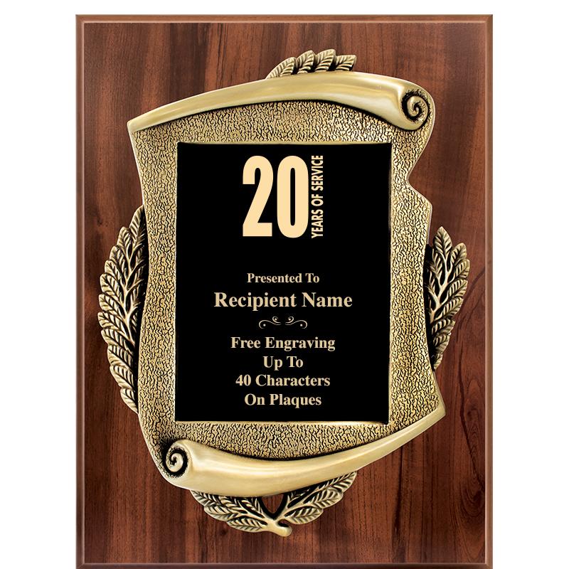 9 X 12 MAYORS PLAQUE