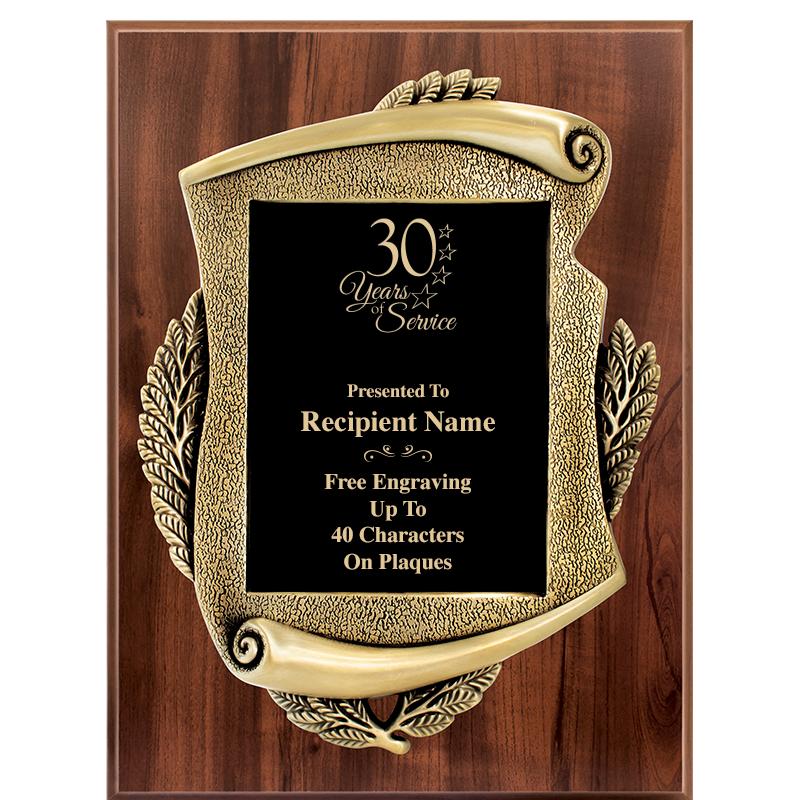 9 X 12 MAYORS PLAQUE