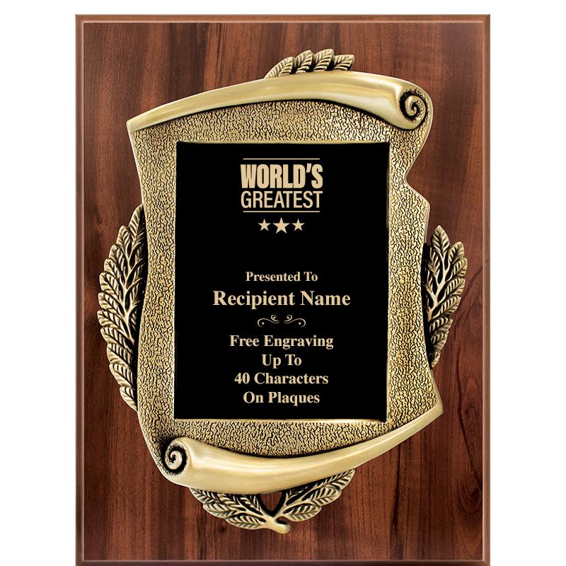 9 X 12 MAYORS PLAQUE