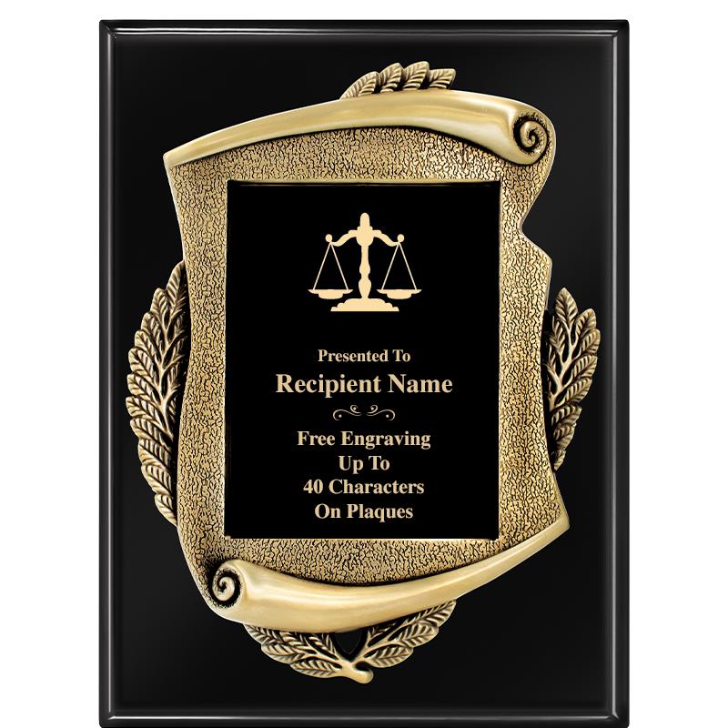 9X12 EBONY PIANO MAYORS PLQ