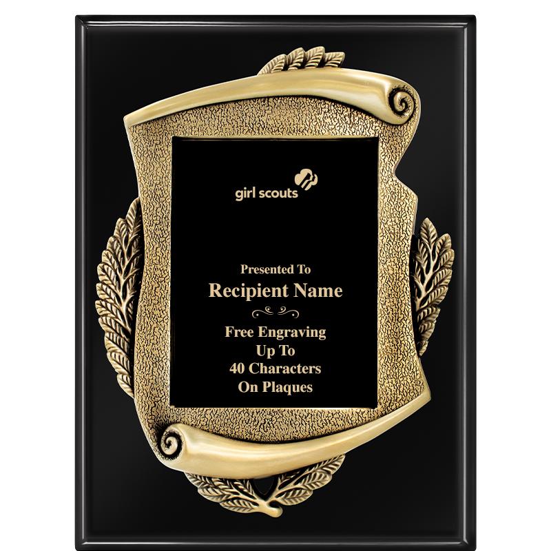 9X12 EBONY PIANO MAYORS PLQ