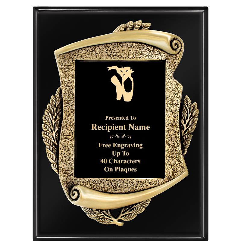 9X12 EBONY PIANO MAYORS PLQ