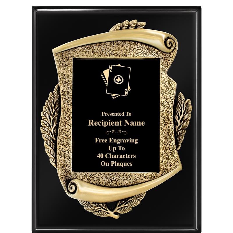 9X12 EBONY PIANO MAYORS PLQ