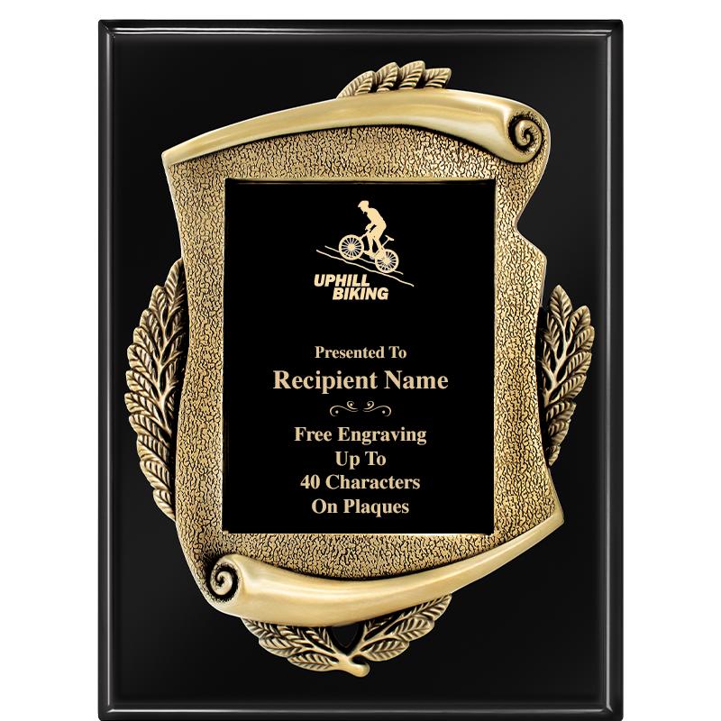 9X12 EBONY PIANO MAYORS PLQ