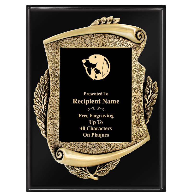 9X12 EBONY PIANO MAYORS PLQ