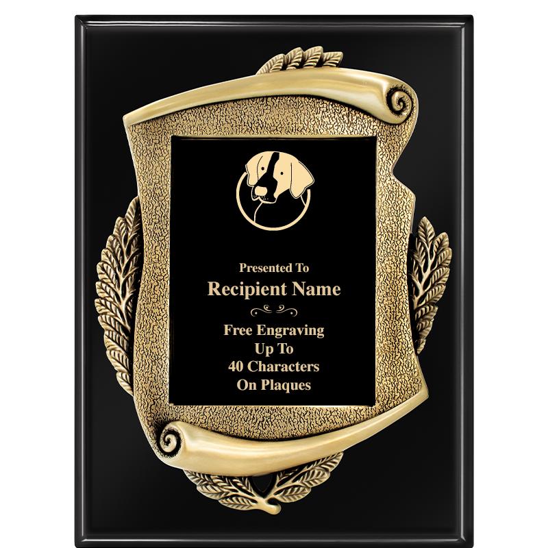 9X12 EBONY PIANO MAYORS PLQ