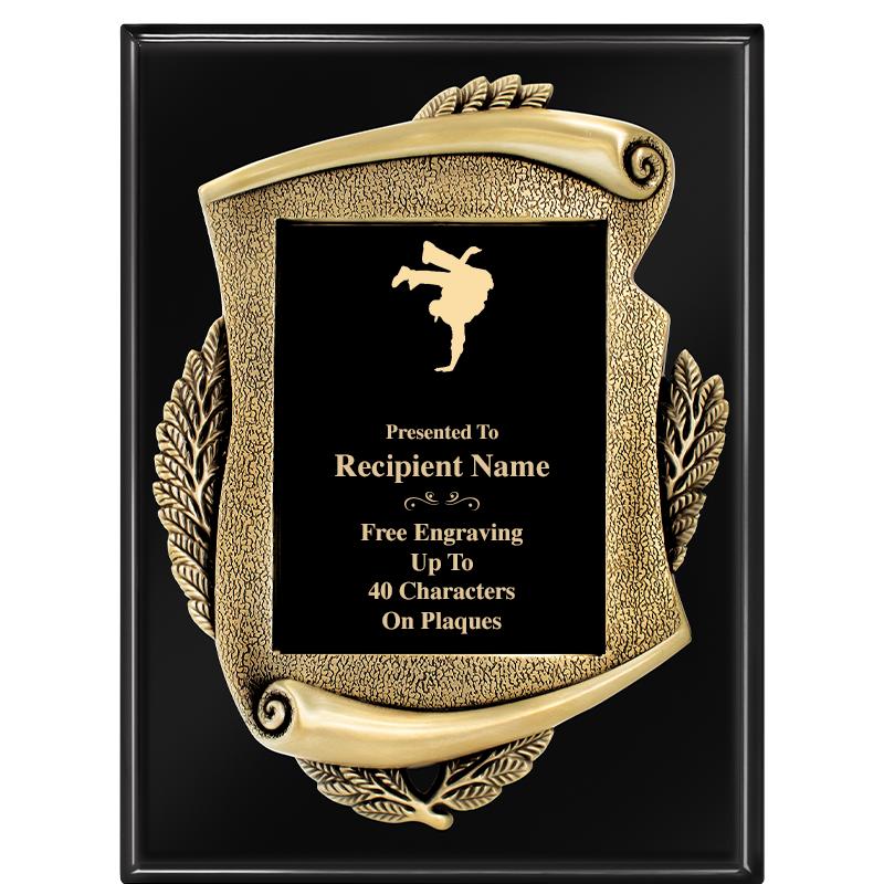 9X12 EBONY PIANO MAYORS PLQ