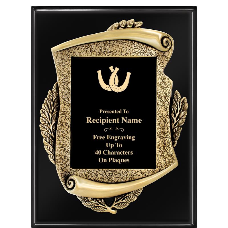 9X12 EBONY PIANO MAYORS PLQ