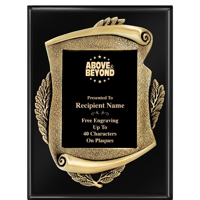 9X12 EBONY PIANO MAYORS PLQ