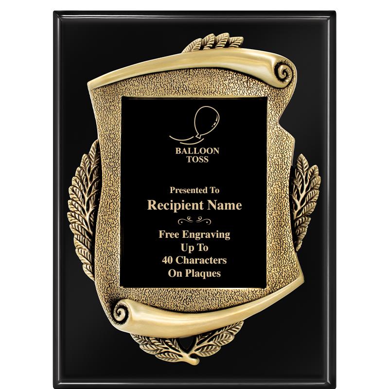 9X12 EBONY PIANO MAYORS PLQ