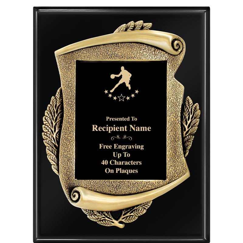 9X12 EBONY PIANO MAYORS PLQ