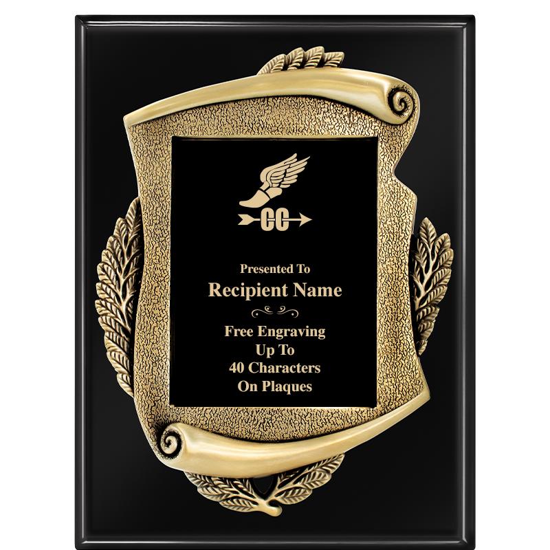 9X12 EBONY PIANO MAYORS PLQ