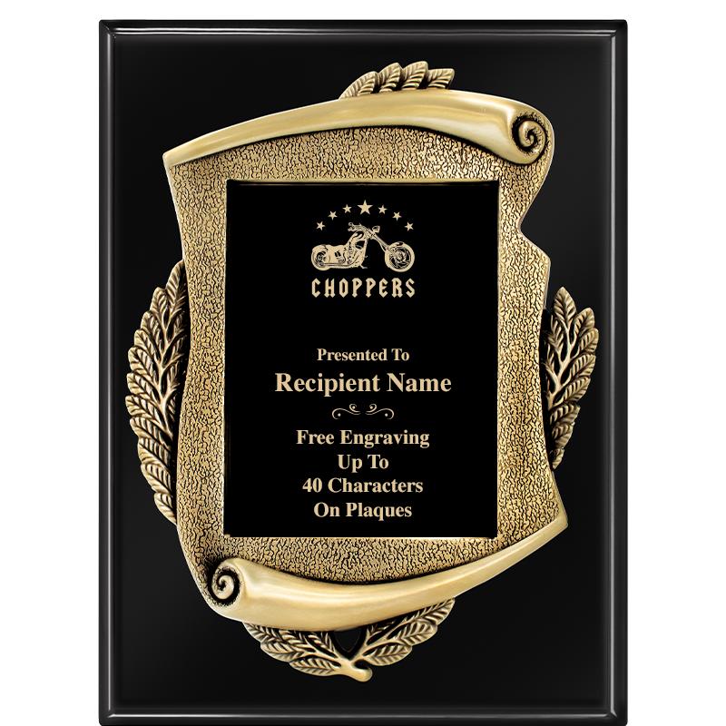 9X12 EBONY PIANO MAYORS PLQ