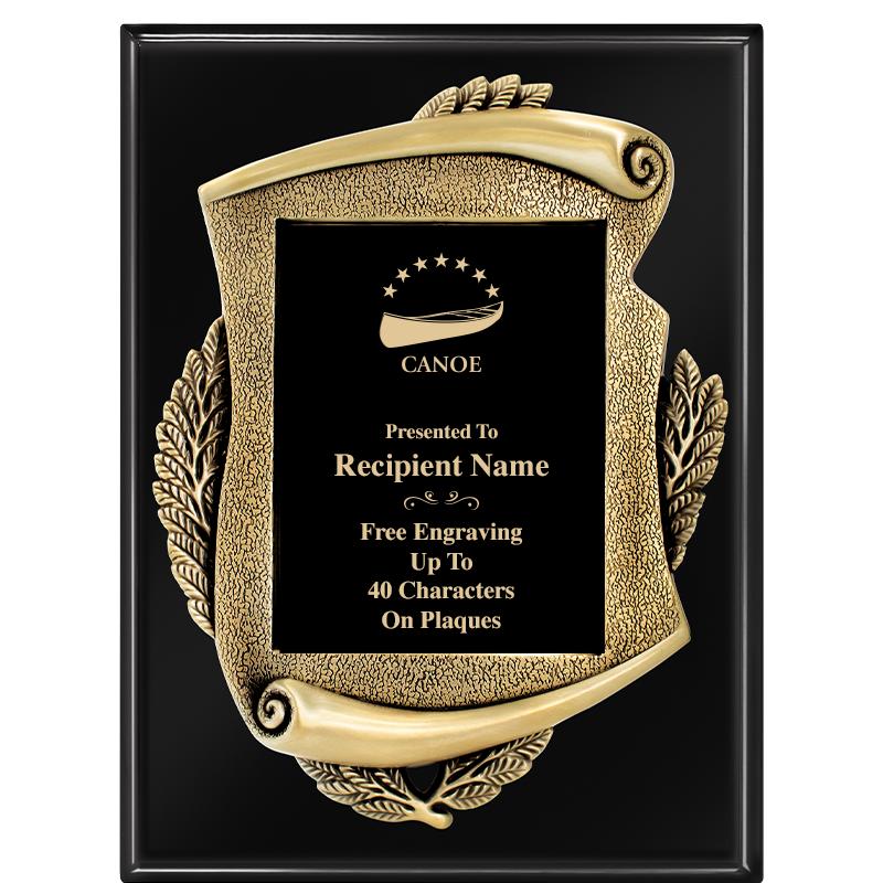 9X12 EBONY PIANO MAYORS PLQ