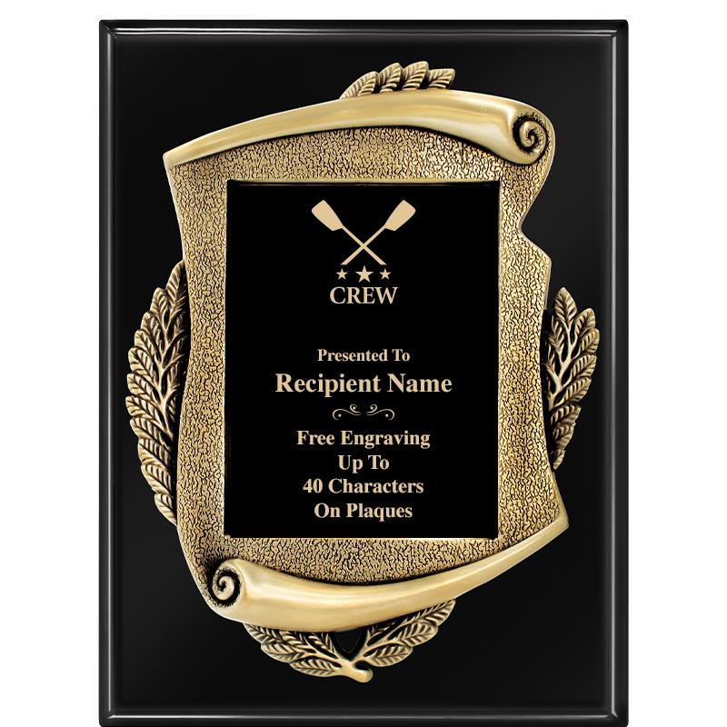 9X12 EBONY PIANO MAYORS PLQ