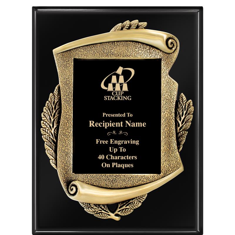 9X12 EBONY PIANO MAYORS PLQ