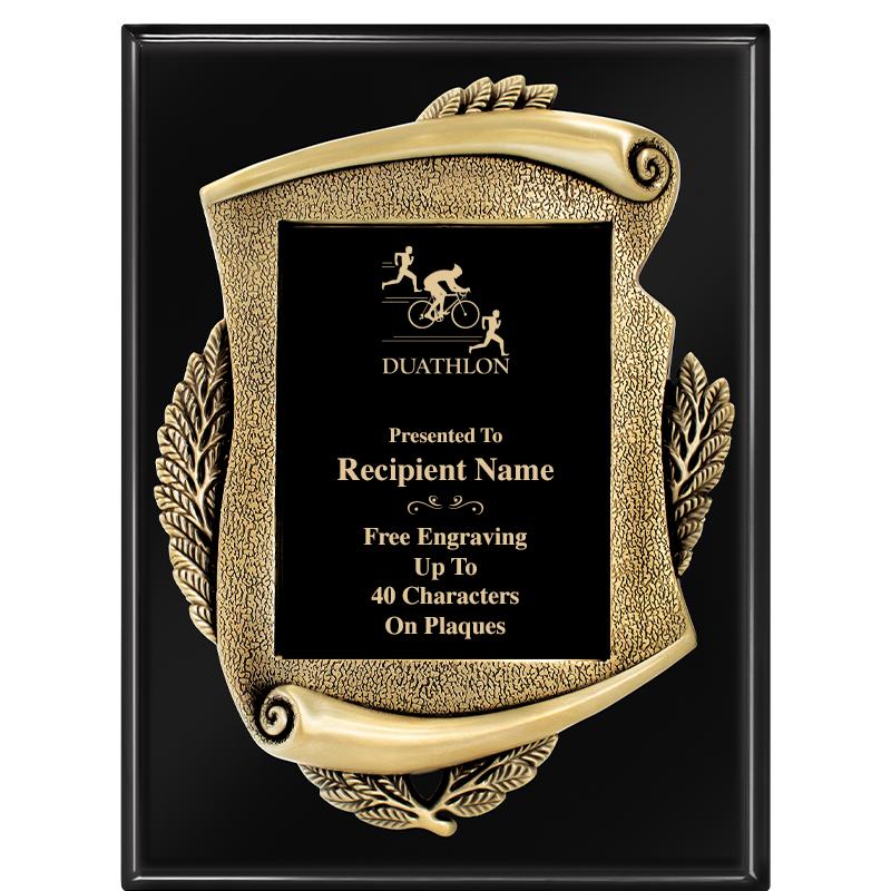 9X12 EBONY PIANO MAYORS PLQ