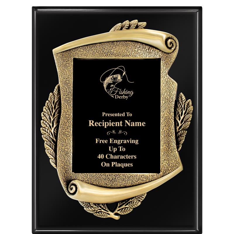 9X12 EBONY PIANO MAYORS PLQ