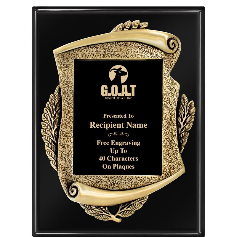 9X12 EBONY PIANO MAYORS PLQ