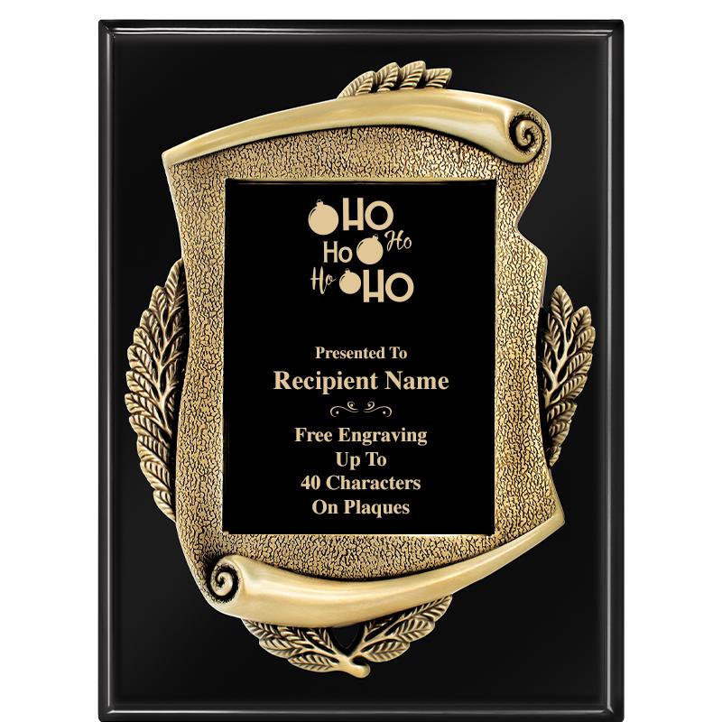 9X12 EBONY PIANO MAYORS PLQ